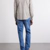 Checked Cotton-Poplin Shirt - BK