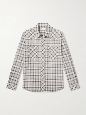Checked Cotton-Poplin Shirt Checked Cotton-Poplin Shirt