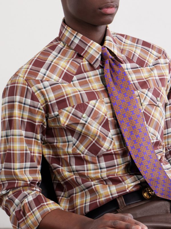 Checked Cotton Shirt - CU Checked Cotton Shirt - CU