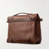 Éclair Leather Messenger Bag - BK