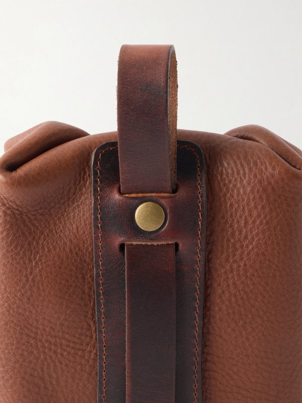 Zazou Full-Grain Leather Wash Bag - CU Zazou Full-Grain Leather Wash Bag - CU