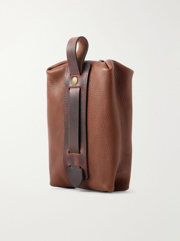 Zazou Full-Grain Leather Wash Bag - FR Zazou Full-Grain Leather Wash Bag - FR