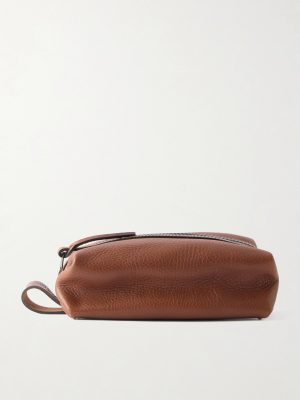 Zazou Full-Grain Leather Wash Bag Zazou Full-Grain Leather Wash Bag