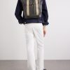 Chiloé Leather-Trimmed Waxed Cotton-Canvas Backpack - FR Chiloé Leather-Trimmed Waxed Cotton-Canvas Backpack - FR