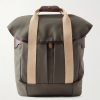 Chiloé Leather-Trimmed Waxed Cotton-Canvas Backpack Chiloé Leather-Trimmed Waxed Cotton-Canvas Backpack