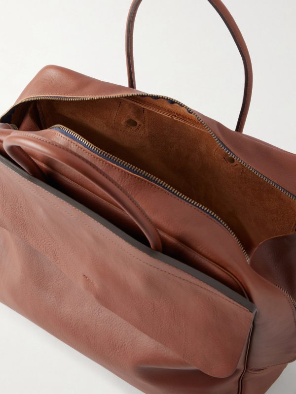 Zoom Full-Grain Leather Weekend Bag - E1 Zoom Full-Grain Leather Weekend Bag - E1