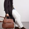 Zoom Full-Grain Leather Weekend Bag - OU Zoom Full-Grain Leather Weekend Bag - OU