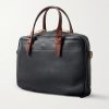 Folder Full-Grained Leather Briefcase - BK Folder Full-Grained Leather Briefcase - BK