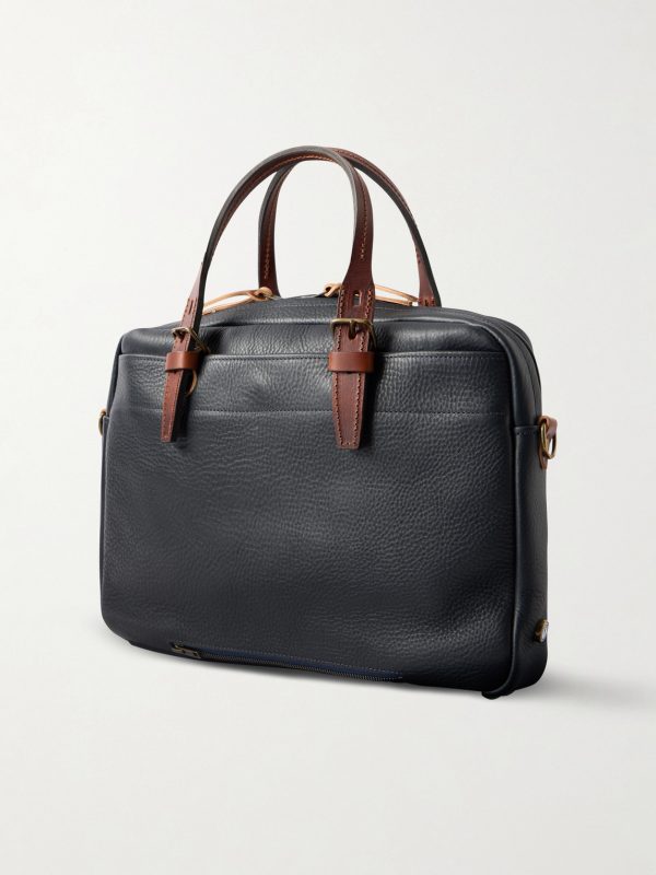 Folder Full-Grained Leather Briefcase - BK Folder Full-Grained Leather Briefcase - BK