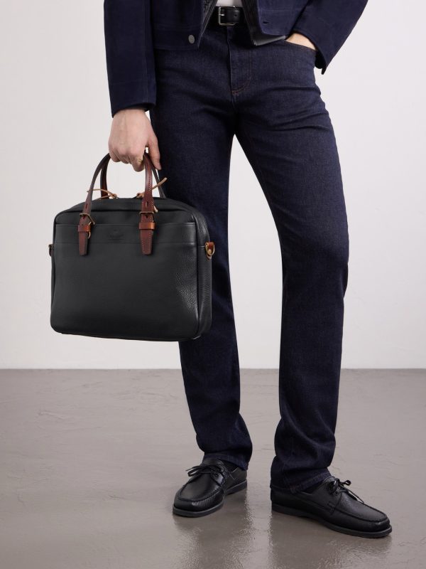 Folder Full-Grained Leather Briefcase - FR Folder Full-Grained Leather Briefcase - FR