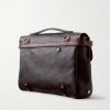 Eclair Full-Grain Leather Messenger Bag - BK