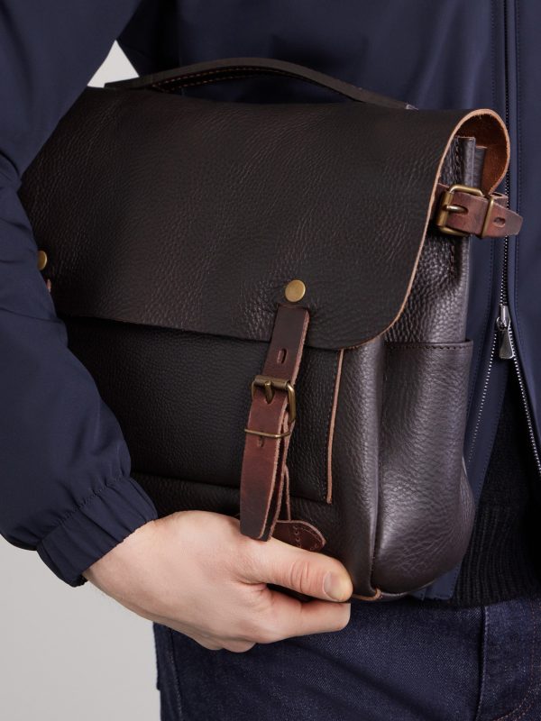 Eclair Full-Grain Leather Messenger Bag - CU