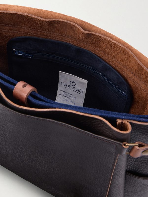 Eclair Full-Grain Leather Messenger Bag - E1