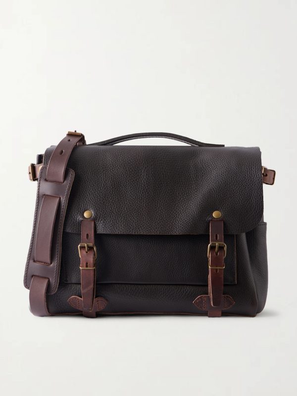 Eclair Full-Grain Leather Messenger Bag