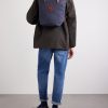 Woody Leather-Trimmed Waxed Cotton-Canvas Backpack - FR