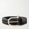 3.5cm Manille Leather Belt