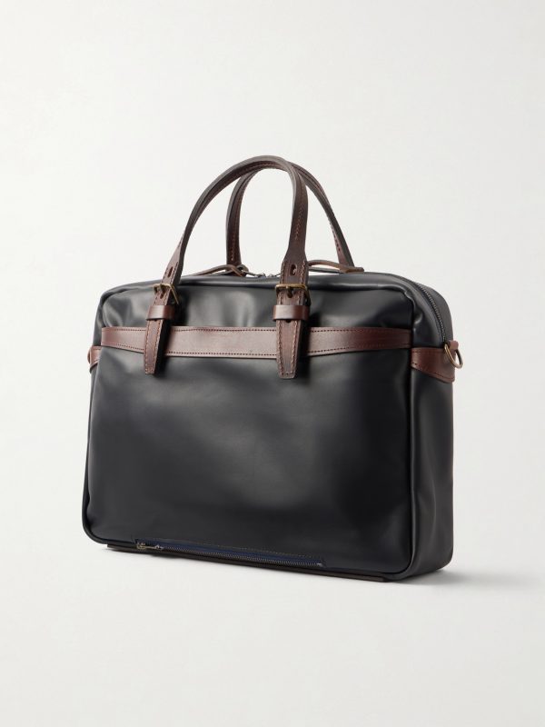 Ledger Full-Grain Leather Briefcase - BK