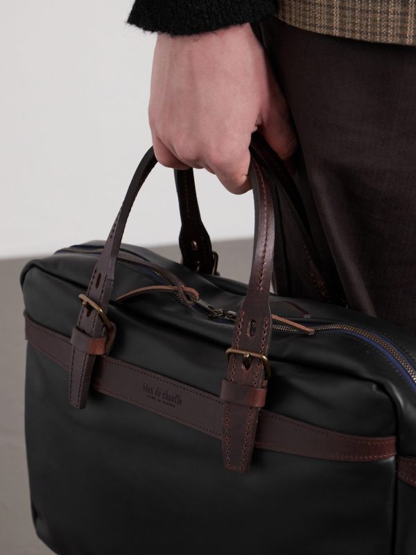 Ledger Full-Grain Leather Briefcase - CU