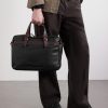 Ledger Full-Grain Leather Briefcase - FR