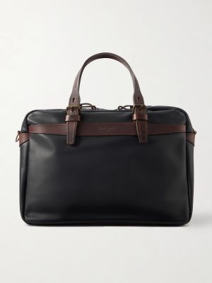 Ledger Full-Grain Leather Briefcase Ledger Full-Grain Leather Briefcase