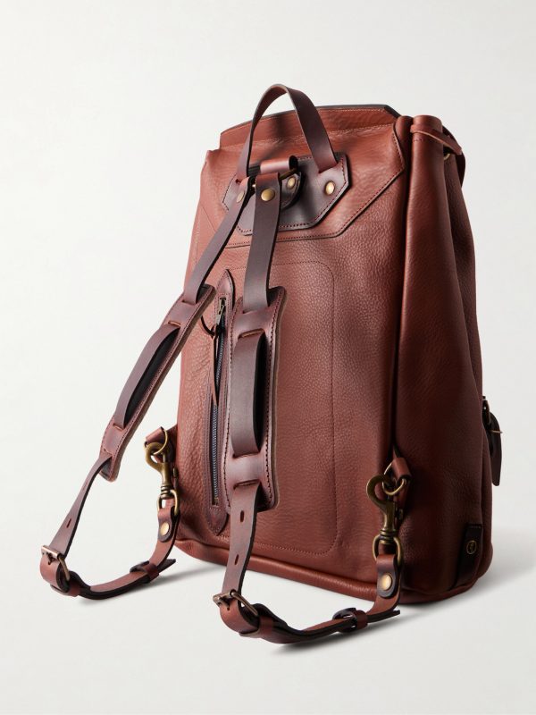 Zibeline Full-Grain Leather Backpack - BK