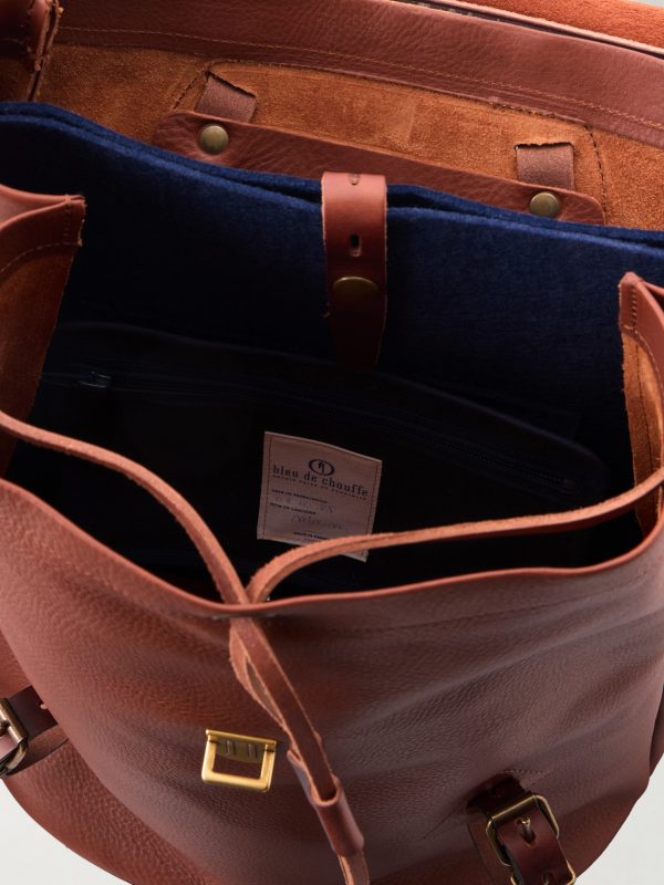 Zibeline Full-Grain Leather Backpack - E1
