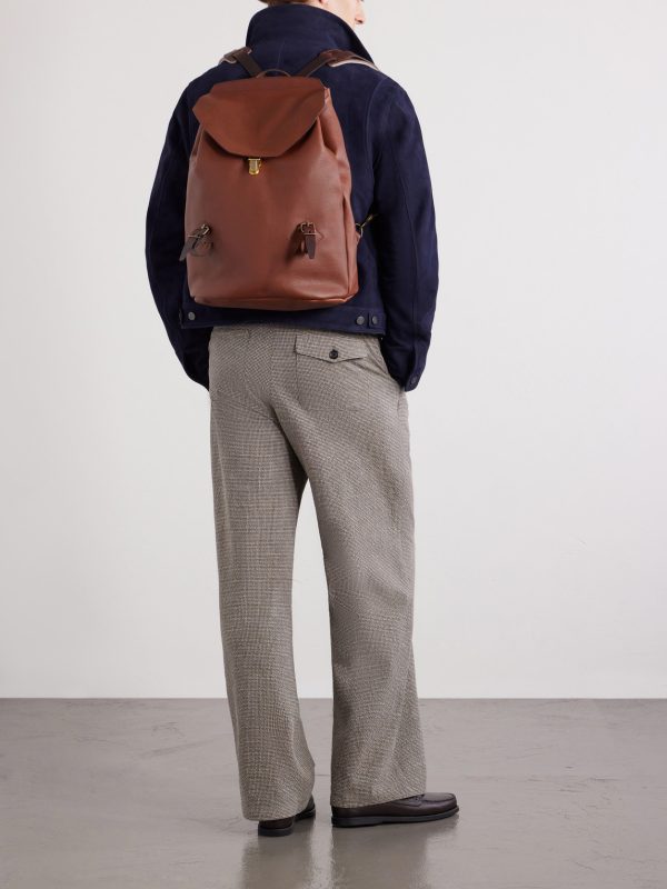 Zibeline Full-Grain Leather Backpack - FR