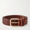 3.5cm Woven Leather Belt 3.5cm Woven Leather Belt