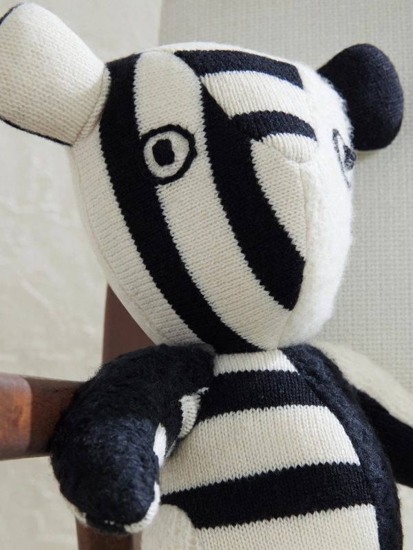 Elder Striped Cashmere Teddy Bear - CU Elder Striped Cashmere Teddy Bear - CU