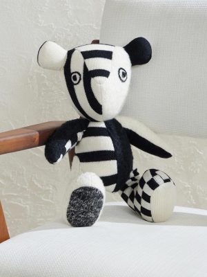 Elder Striped Cashmere Teddy Bear Elder Striped Cashmere Teddy Bear