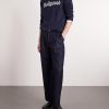 +Hollywood Authentic The Hollywood Gothic Logo-Intarsia Organic Cashmere Sweater - OU +Hollywood Authentic The Hollywood Gothic Logo-Intarsia Organic Cashmere Sweater - OU