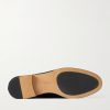 Soft Moccasin Two Gathered Suede Loafers - E1