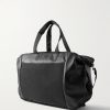 Entour Full-Grain Leather and Suede Weekend Bag - BK