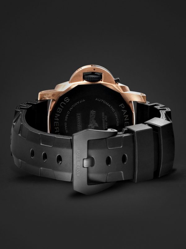 Submersible QuarantaQuattro Automatic 44mm Goldtech™ OroCarbo and Rubber Watch, Ref. No. PAM02070 - E2