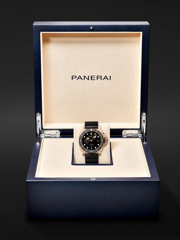 Submersible QuarantaQuattro Automatic 44mm Goldtech™ OroCarbo and Rubber Watch, Ref. No. PAM02070 - E3