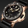 Submersible QuarantaQuattro Automatic 44mm Goldtech™ OroCarbo and Rubber Watch, Ref. No. PAM02070 - FR