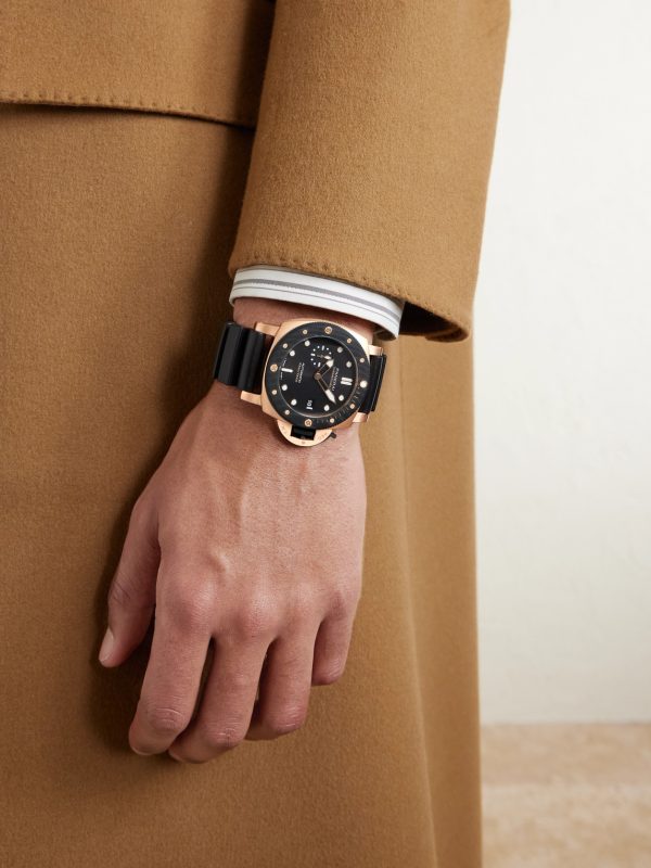 Submersible QuarantaQuattro Automatic 44mm Goldtech™ OroCarbo and Rubber Watch, Ref. No. PAM02070 - OU