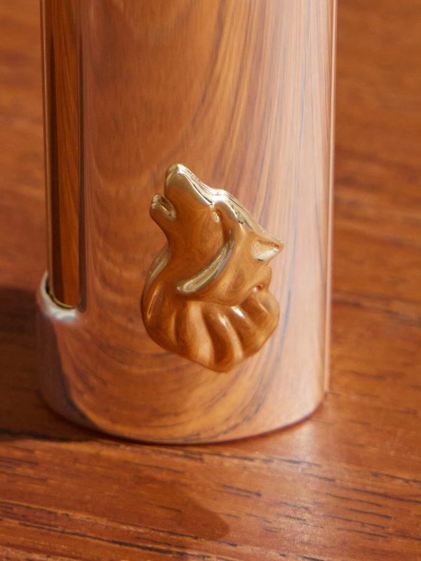 Artemis Gold-Tone and Sterling Silver Lighter Case - CU Artemis Gold-Tone and Sterling Silver Lighter Case - CU