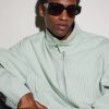 Anagram D-Frame Acetate Sunglasses - BK Anagram D-Frame Acetate Sunglasses - BK