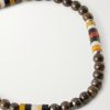 Sterling Silver Bronzite and Jasper Beaded Bracelet - E1 Sterling Silver Bronzite and Jasper Beaded Bracelet - E1