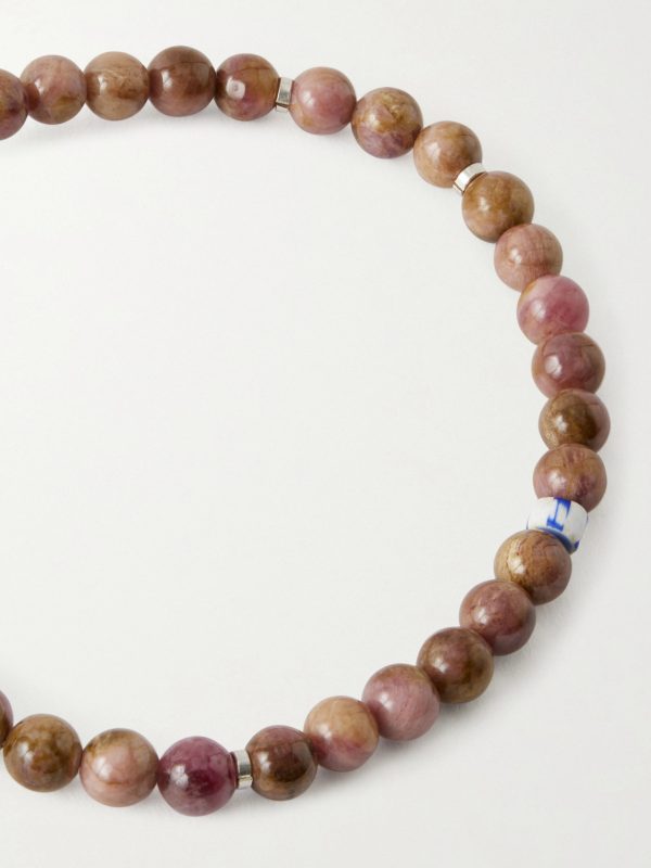 Circle8 Sterling Silver, Tourmaline Cat's Eye and Charoite Beaded Bracelet - E1 Circle8 Sterling Silver, Tourmaline Cat's Eye and Charoite Beaded Bracelet - E1