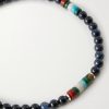 Sterling Silver Multi-Stone Beaded Bracelet - E1 Sterling Silver Multi-Stone Beaded Bracelet - E1