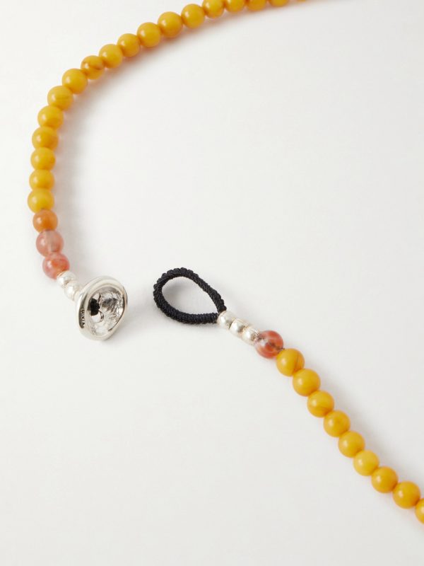 Sterling Silver Multi-Stone Beaded Bracelet - BK Sterling Silver Multi-Stone Beaded Bracelet - BK
