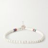 Sterling Silver Magnesite Beaded Bracelet Sterling Silver Magnesite Beaded Bracelet