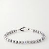 Circle5 Sterling Silver Multi-Stone Beaded Bracelet