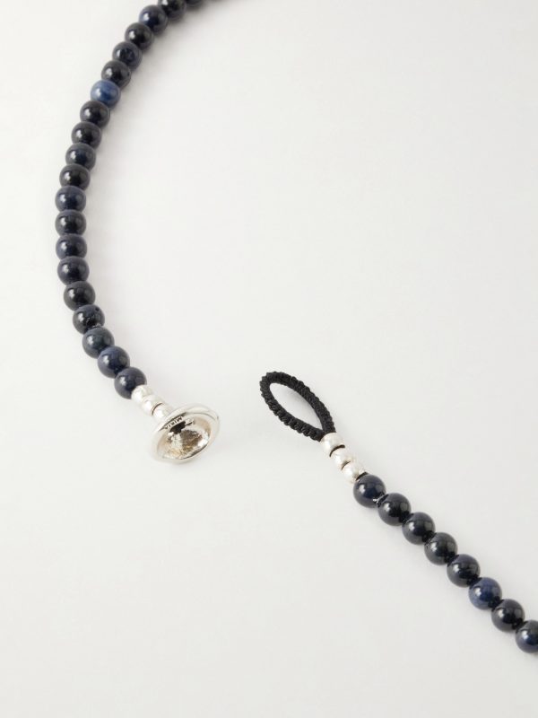 Sterling Silver Multi-Stone Beaded Bracelet - BK