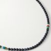 Sterling Silver Multi-Stone Beaded Bracelet - E1