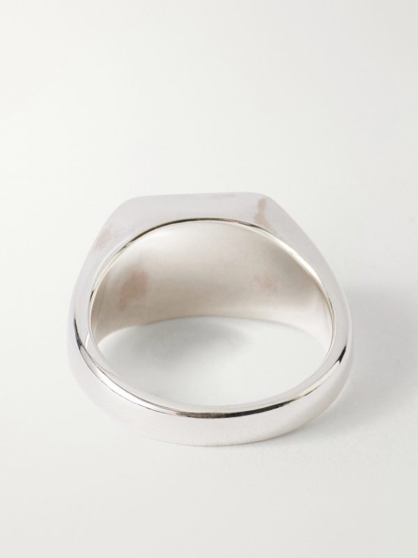 Rectangle Sterling Silver Turquoise Ring - BK Rectangle Sterling Silver Turquoise Ring - BK