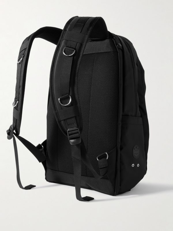 Ride Webbing-Trimmed Nylon Backpack - BK Ride Webbing-Trimmed Nylon Backpack - BK