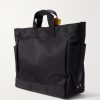 Ride 2Way Webbing-Trimmed Nylon Messenger Bag - BK